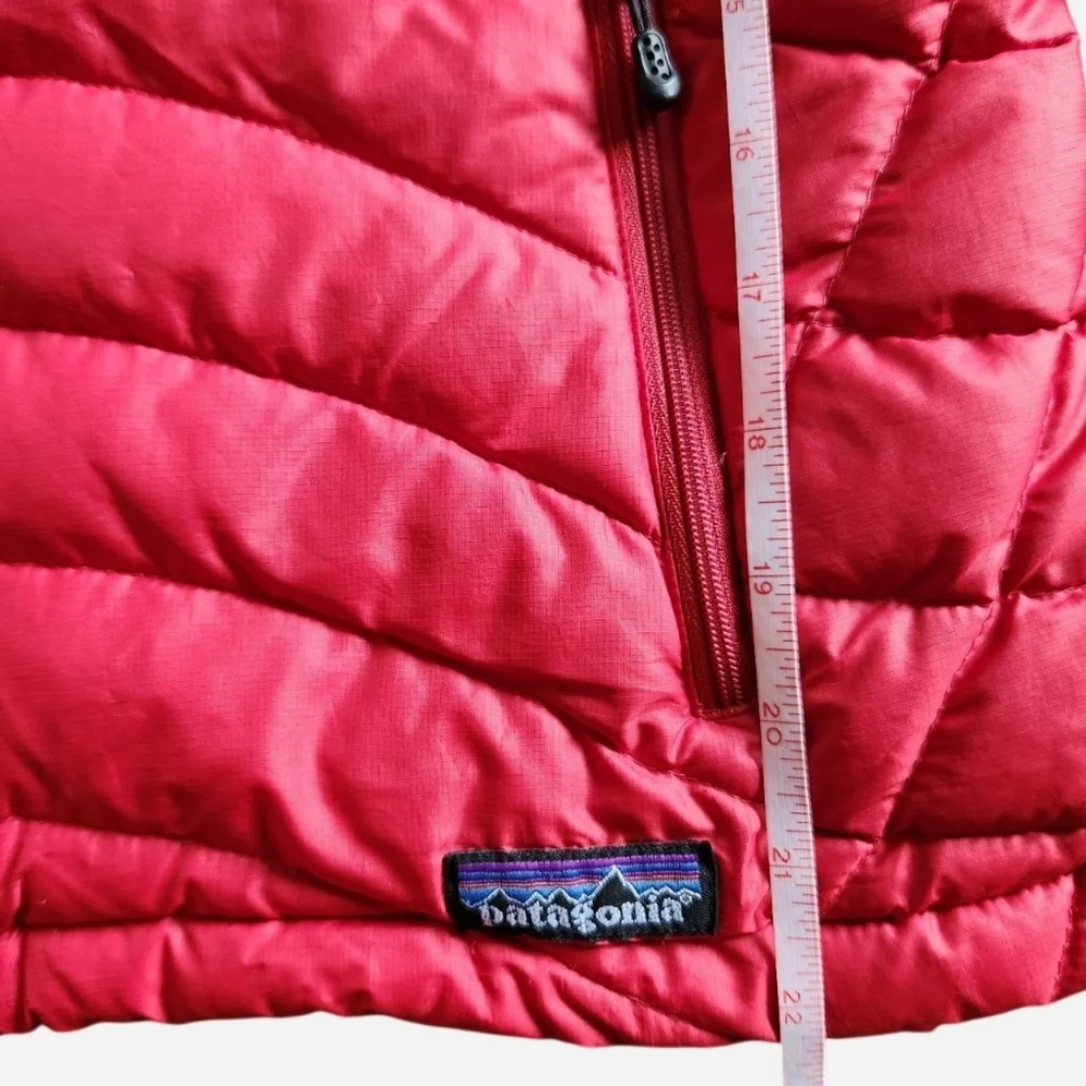 Patagonia Red W' Down Sweater Jacket Size Medium - Picture 3 of 6